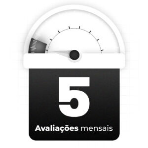 5 avaliações mensais